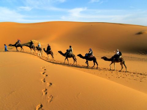 モロッコ　サハラ砂漠