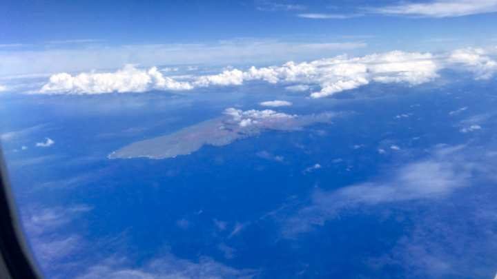 2018ハワイ　ハワイアン航空　コナ　ホノルル　国内線