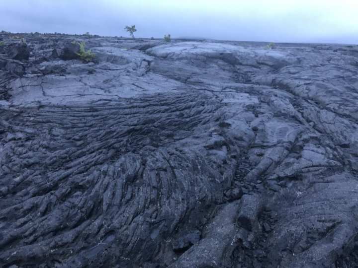 2018ハワイ　ハワイ島　ツアー　溶岩台地