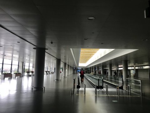 上海　浦東空港　リニア